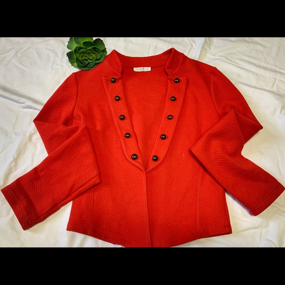 Red soft jacket